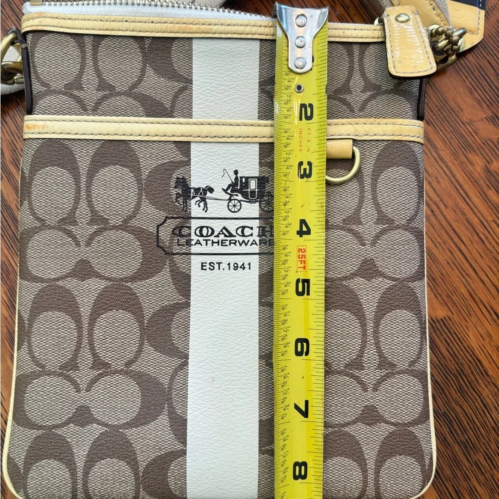 Coach Heritage Stripe Crossbody bag